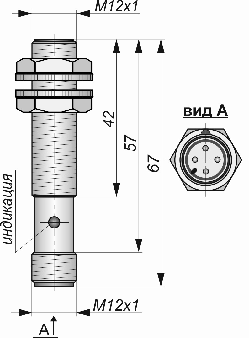 И01-Р(гайки GP-M12x1)