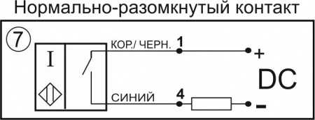 Датчик бесконтактный индуктивный ИВ25-NO-DC-ПГ(Л63)